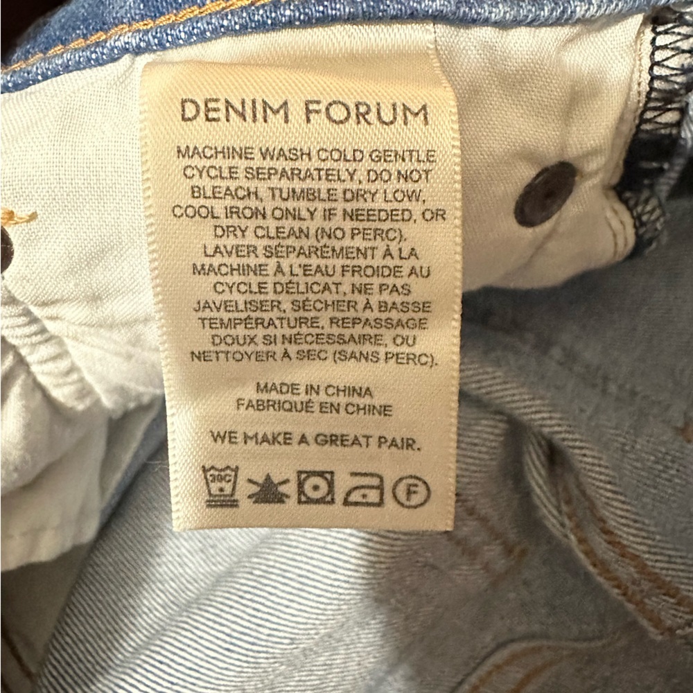 Aritzia denim forum the twiggy high rise flare 28L size 27 - Picture 3 of 10